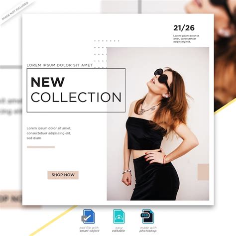 Premium PSD | Fashion instagram ads banner