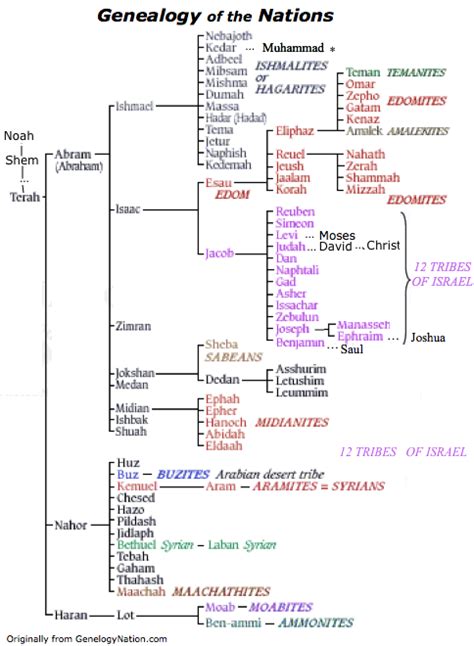 Abraham's Lineage - Bible Genealogy