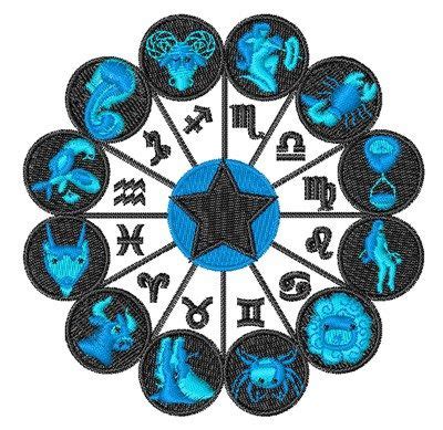 Zodiac Signs Embroidery Design | Embroidery patterns, Embroidery designs, Embroidery