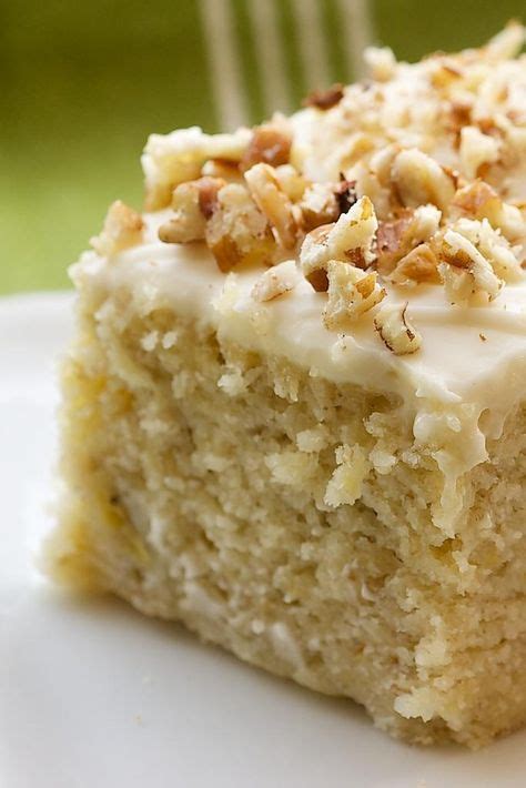 Banana Cake With Cream Cheese Frosting | Desserts, Cake recipes, Dessert recipes