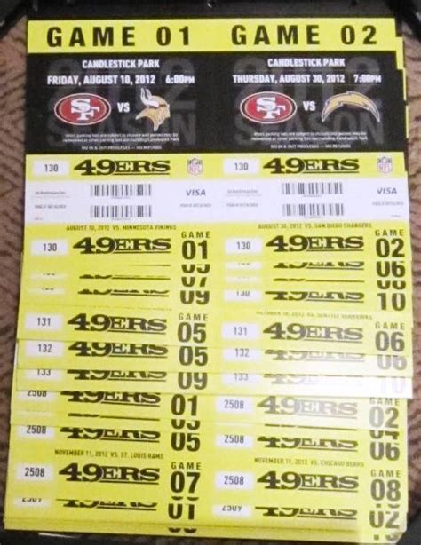 Panthers vs. 49ers Tickets for Sale