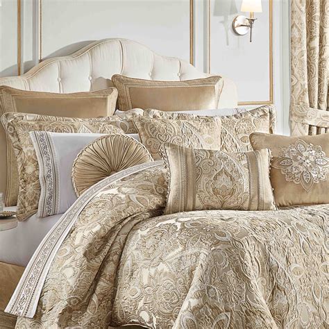 J Queen Sandstone Beige 4-Piece Comforter Set