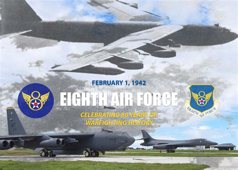 Celebrating the Mighty Eighth Air Force: 80 years of warfighting ...