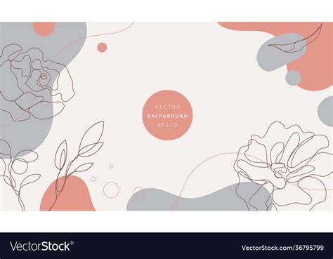 Nature background design minimalist Royalty Free Vector