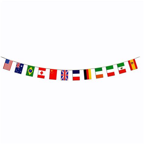 International World Flag Border Banner | 12 Countries | Theme Party ...