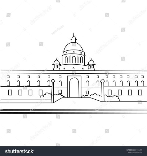 Discover 59+ rashtrapati bhavan drawing - xkldase.edu.vn