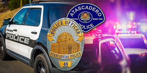 Atascadero Police Department Responds to '8 Can't-Wait' • Atascadero News