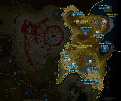 Zelda: Breath of the Wild shrine maps and locations - Polygon | Breath ...