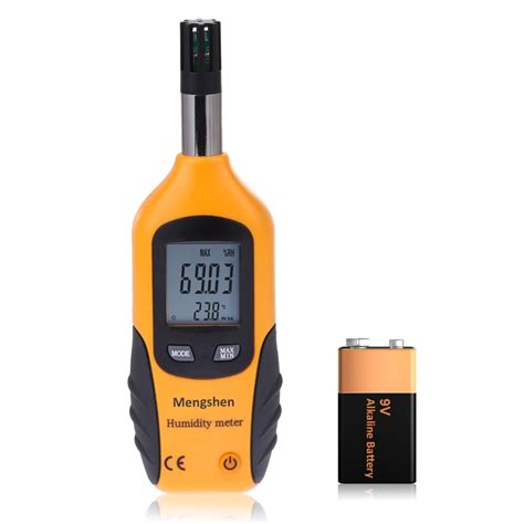 Mengshen Digital Temperature Humidity Meter with Dew Point Wet Bulb ...