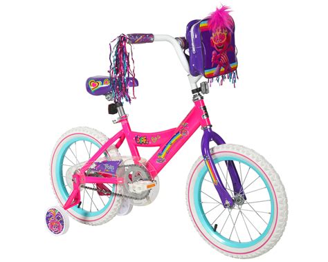 Bikes BMX Bikes Cycling Equipment Trolls Girls Bike Purple Pink White ...