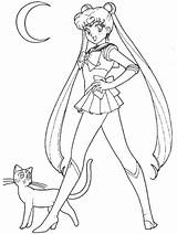 Sailor Mini Moon Coloring Pages  Coloring Home sketch template