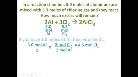 What Is The Excess Reactant