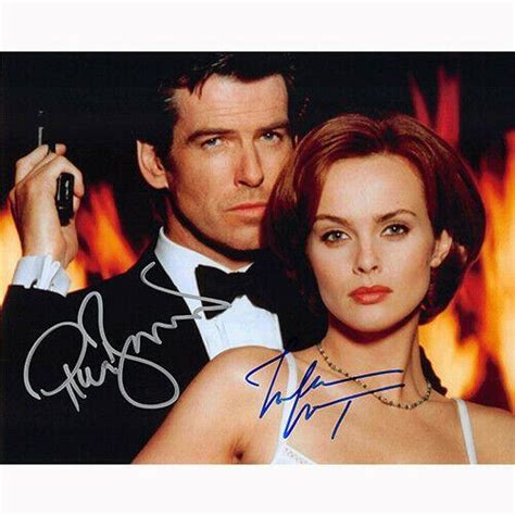 Pierce Brosnan & Izabella Scorupco (86911) Autographed 8x10 Authentic ...