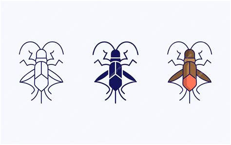 Premium Vector | Cricket bug vector illustration icon