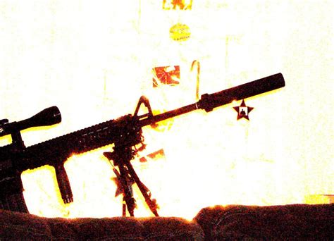 Airsoft Christmas | My airsoft G&G R5 in front of the Christ… | Ashview | Flickr