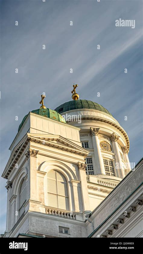 The dome of the Helsinki Cathedral on a summer evening Stock Photo - Alamy