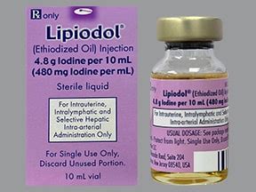 Lipiodol (ethiodized oil) dosing, indications, interactions, adverse ...