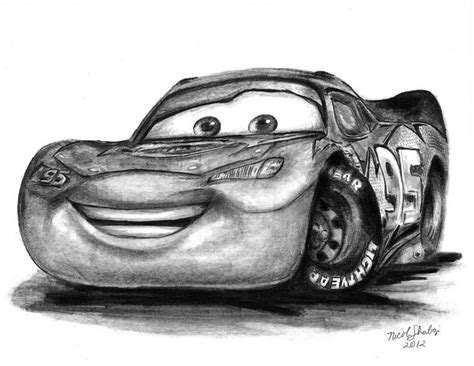 Lightning McQueen by linus108Nicole on DeviantArt | Lightning mcqueen drawing, Disney art ...