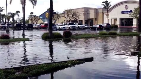 Oxnard, California storm flooding 2014 - YouTube