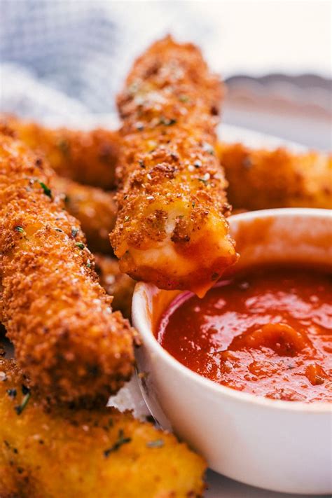 Breaded and fried, these Easy Mozzarella Sticks will be the perfect cheesy appetizer or snack to ...