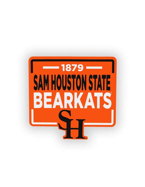 SHSU New Paw Logo Car Decal - Barefoot Campus Outfitter