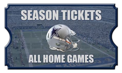 2018 Dallas Cowboys Season Football Tickets | All Home Games