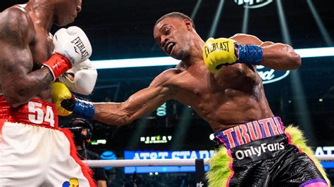 Errol Spence Jr adds third belt with stoppage of WBA champion Yordenis ...