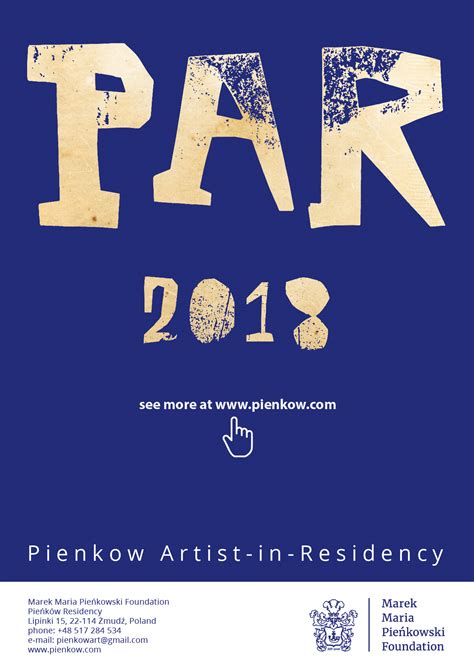 PAR 2018 poster 1 - Marek Maria Pieńkowski Foundation