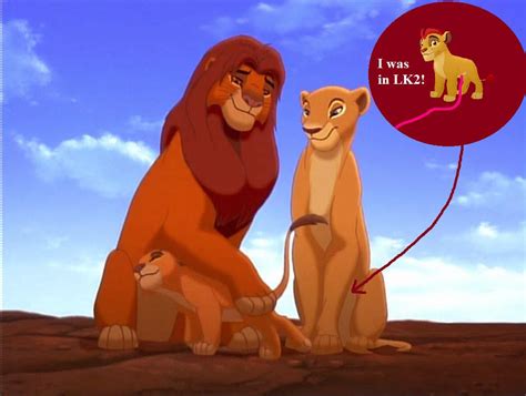 Maybe Nala was just really early into her pregnancy with Kion? : r ...