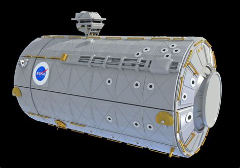 ISS International Space Station Module Destiny 3D model | CGTrader