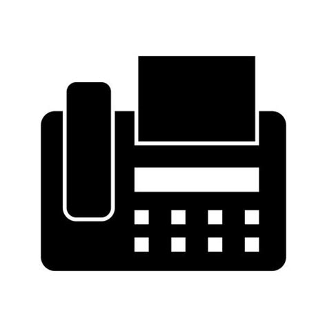 Fax machine Glyph Black Icon 512529 Vector Art at Vecteezy