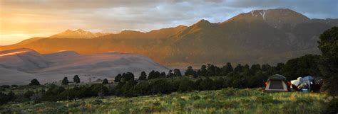 Sunrise over the hills in Great Sand Dunes National Park image - Free stock photo - Public ...