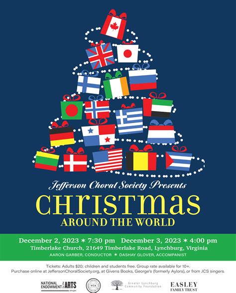 Jefferson Choral Society - 12/02/2023 7:30pm - Chritmas Around the World