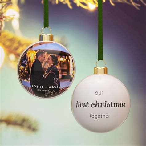 Personalised Photo Baubles. Personalised Christmas Baubles