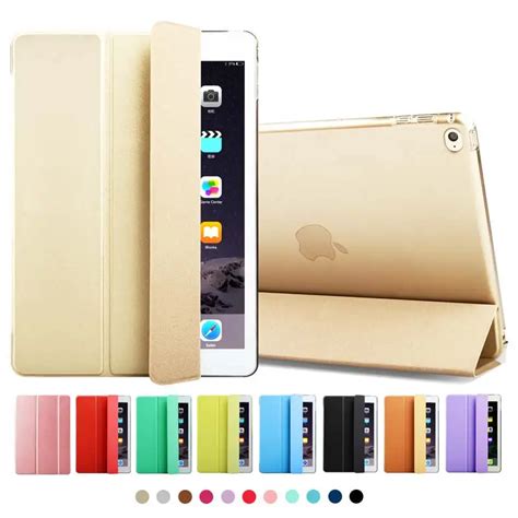 ZOYU For iPad 6 Cases PU Leather Smart Cover table accessories case tablet Sleep Wake up case ...