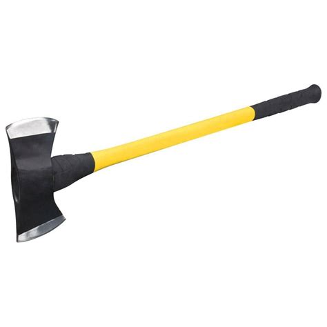 Ludell 34 in. Fiberglass Handle with 3.5 lb. Double Bit Michigan Axe-12215 - The Home Depot