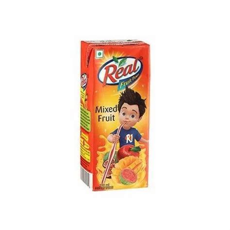 Dark Red Dabur Real Juice Mix fruit 180 ml, Packaging Type: Tetra Pack at Rs 17 in Lucknow