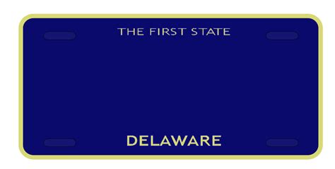 Delaware License Plate Clip Art at Clker.com - vector clip art online ...