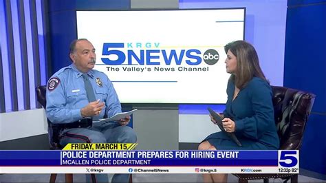 The McAllen Police Department prepares for hiring event