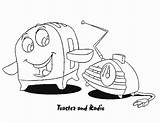 Brave Little Toaster Coloring Pages  Coloring Home sketch template