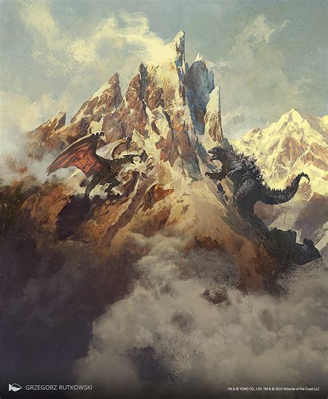 Mountain MtG Art from Secret Lair Set by Grzegorz Rutkowski - Art of ...