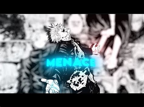 Satoru Gojo - Menace | [AMV | EDIT] - YouTube