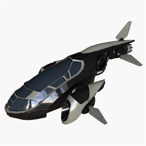 Small Spaceship 3D Model - TurboSquid 1343281