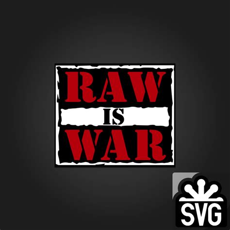 WWF Raw Is War (1997-2001) Logo SVG by DarkVoidPictures on DeviantArt