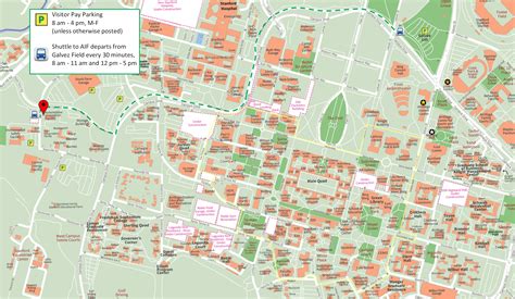 Stanford Football Stadium Parking Map