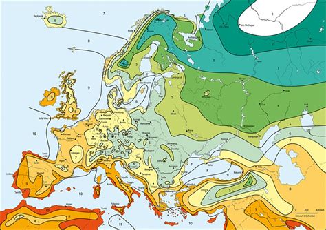 Gardening Zones for Europe, US, Canada, China, Japan & Australia