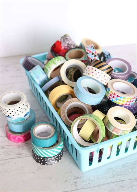 How to Organize Washi Tape - Aubree Originals