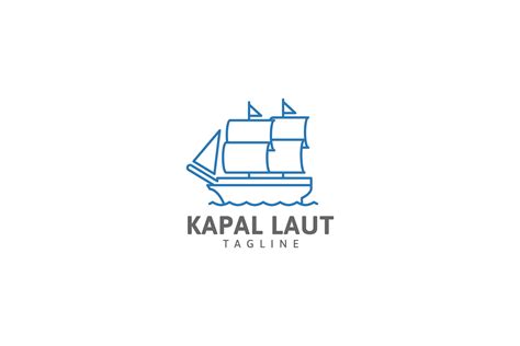 Ship Line Logo Design Graphic by agung sptr · Creative Fabrica