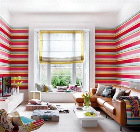 Painting stripes on the wall - tips and ideas