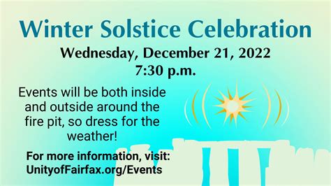 Dec 21 | Winter Solstice Celebration | Oakton, VA Patch